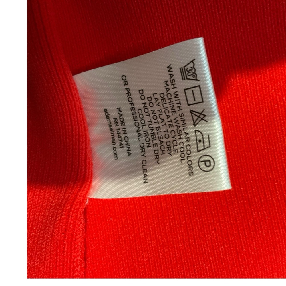 adam selman sport Red Top  Athletic Sleeveless Shirt Casual Size Small Women - Picture 8 of 8
